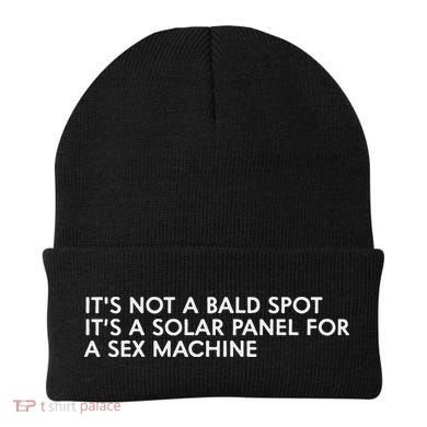 ItS Not A Bald Spot ItS A Solar Panel A Sex Machine Beanie