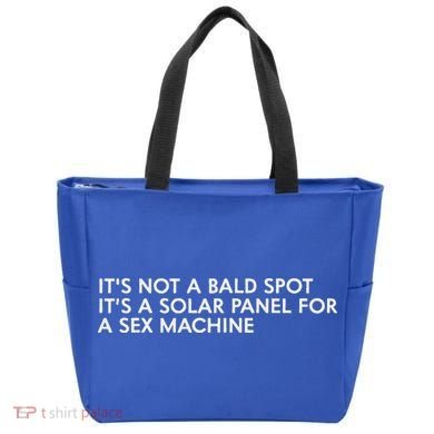 ItS Not A Bald Spot ItS A Solar Panel A Sex Machine Tote Bag