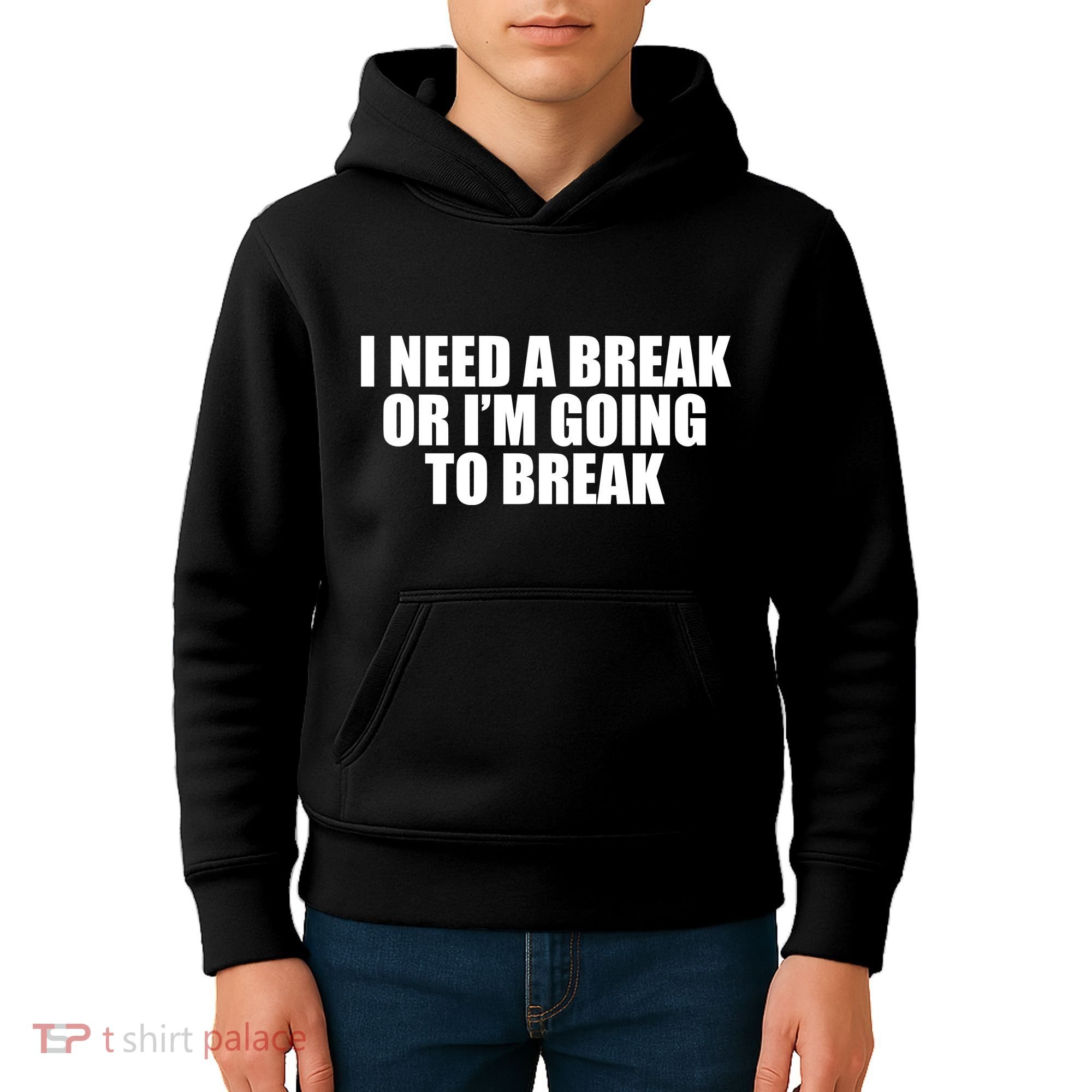 I Need A Break Or I'm Going To Break Kids Hoodie