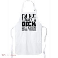 Im Not Always A Dick Just Kidding Gofuck Yourself Apron thumb 0