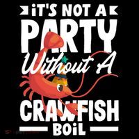 Its Not A Party Without A Crawfish Boil Gift Women's Hoodie thumb 2