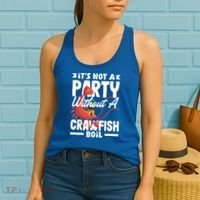 Its Not A Party Without A Crawfish Boil Gift Women's Tank Top thumb 2