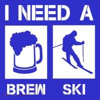 I Need A Brewski Funny Beer Ing Skier Ski Snowboarder Gift Tank Top thumb 6