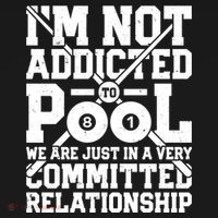 IM Not Addicted To Pool Funny Billiards Player 8 Ball Funny Gift Women's Hoodie thumb 2