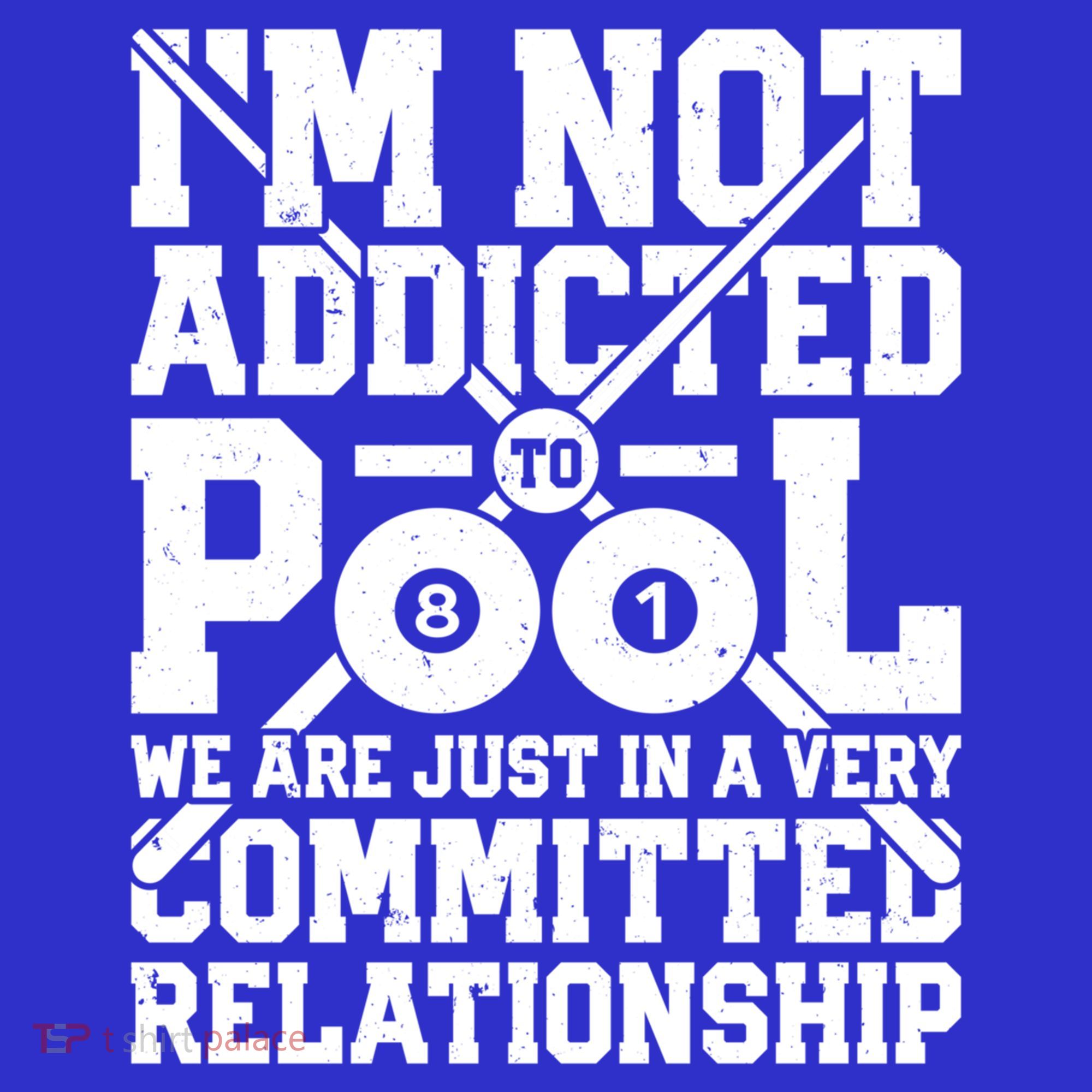 IM Not Addicted To Pool Funny Billiards Player 8 Ball Funny Gift Kids Sweatshirt