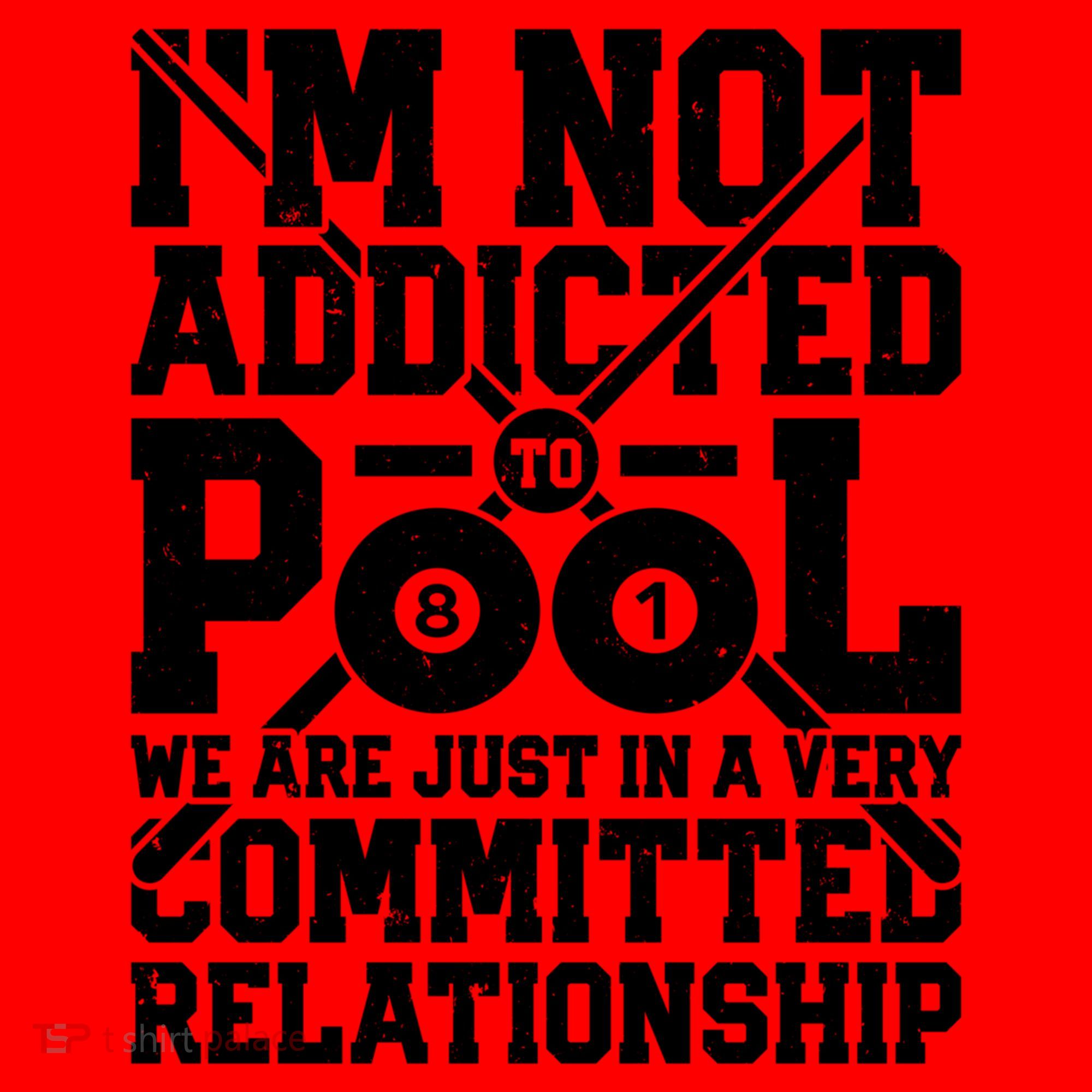 IM Not Addicted To Pool Funny Billiards Player 8 Ball Funny Gift Santa Hat