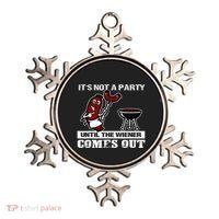 ItS Not A Party Until The Wiener Comes Out Hot Dog Bbq Ornament thumb 0
