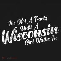 Its Not A Party Until A Wisconsin Walks In Gift Doggie Tank thumb 4