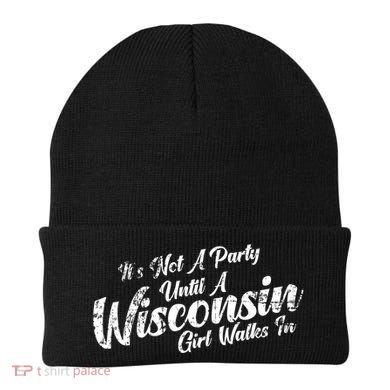 Its Not A Party Until A Wisconsin Walks In Gift Beanie