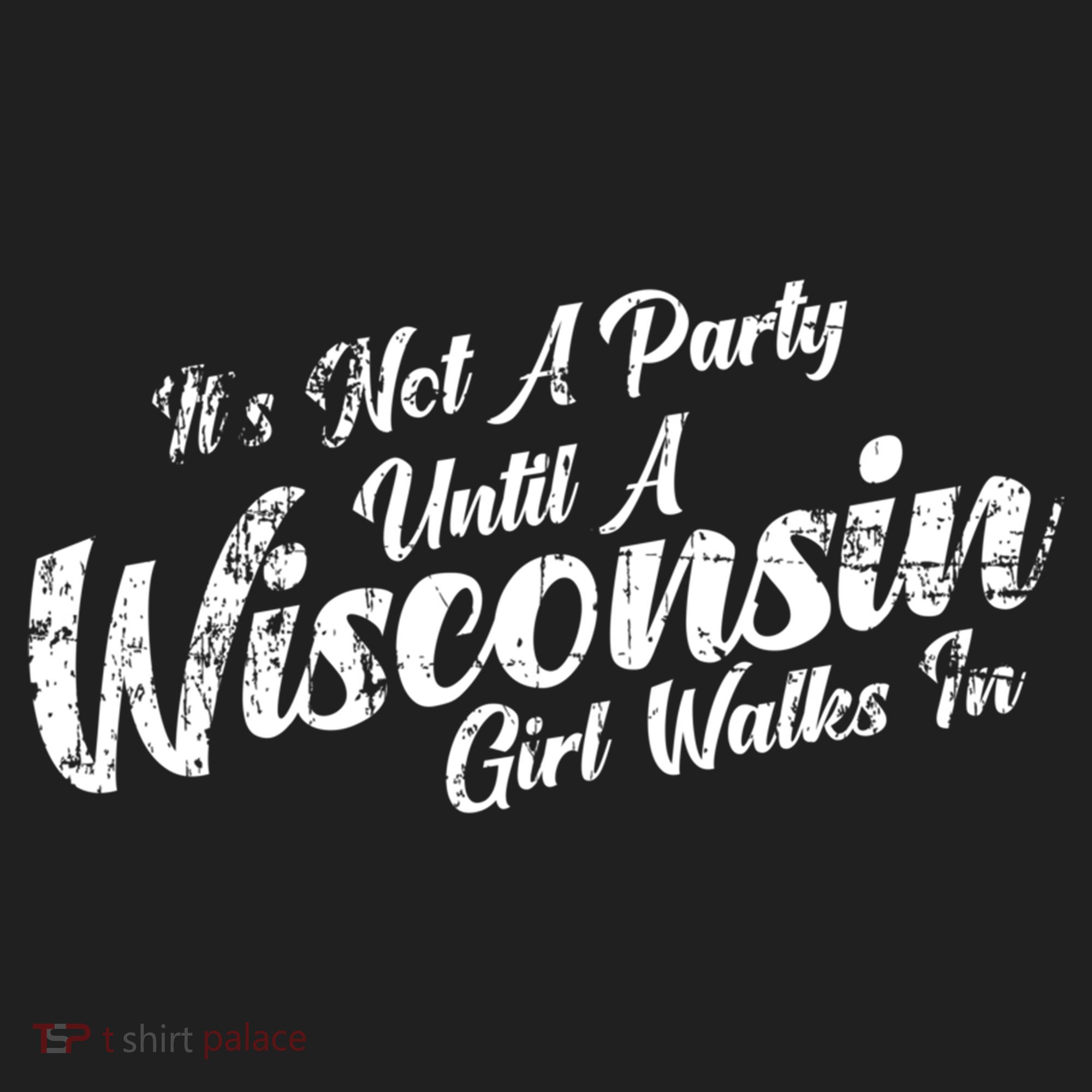 Its Not A Party Until A Wisconsin Walks In Gift Hat