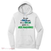 ItS Not A Bald Spot ItS A Solar Panel For A S3x Machine Women's Hoodie thumb 0