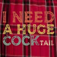 I Need A Huge COCKtail Funny Drinking Women's Flannel Plaid Pajama Pants thumb 2