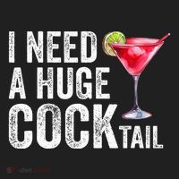 I Need A Huge Cocktail Funny Women's Sweatshirt thumb 2