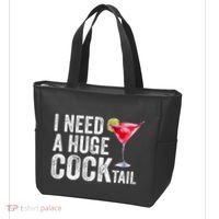 I Need A Huge Cocktail Funny Tote Bag thumb 3