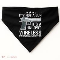 Its Not A Gun Meme Funny Its Not A Gun USA-Made Doggie Bandana thumb 0