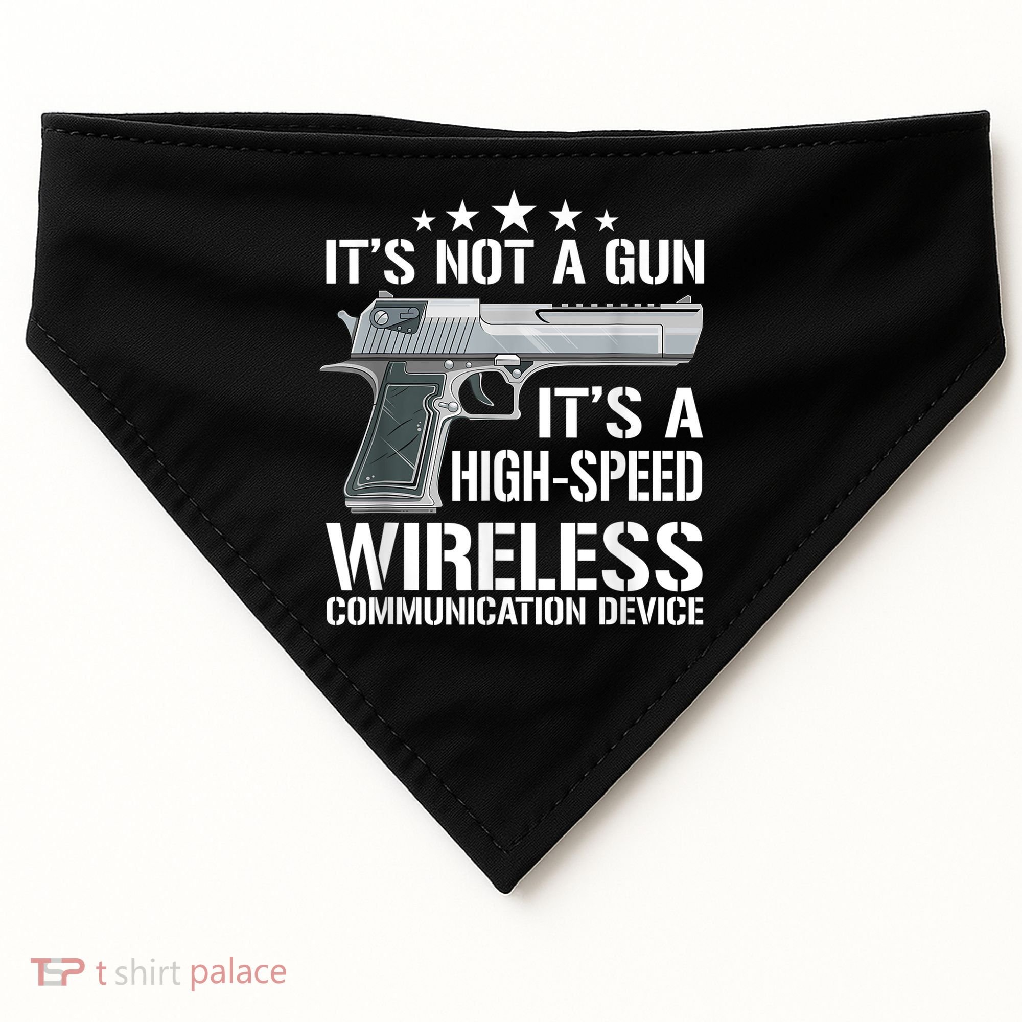 Its Not A Gun Meme Funny Its Not A Gun USA-Made Doggie Bandana