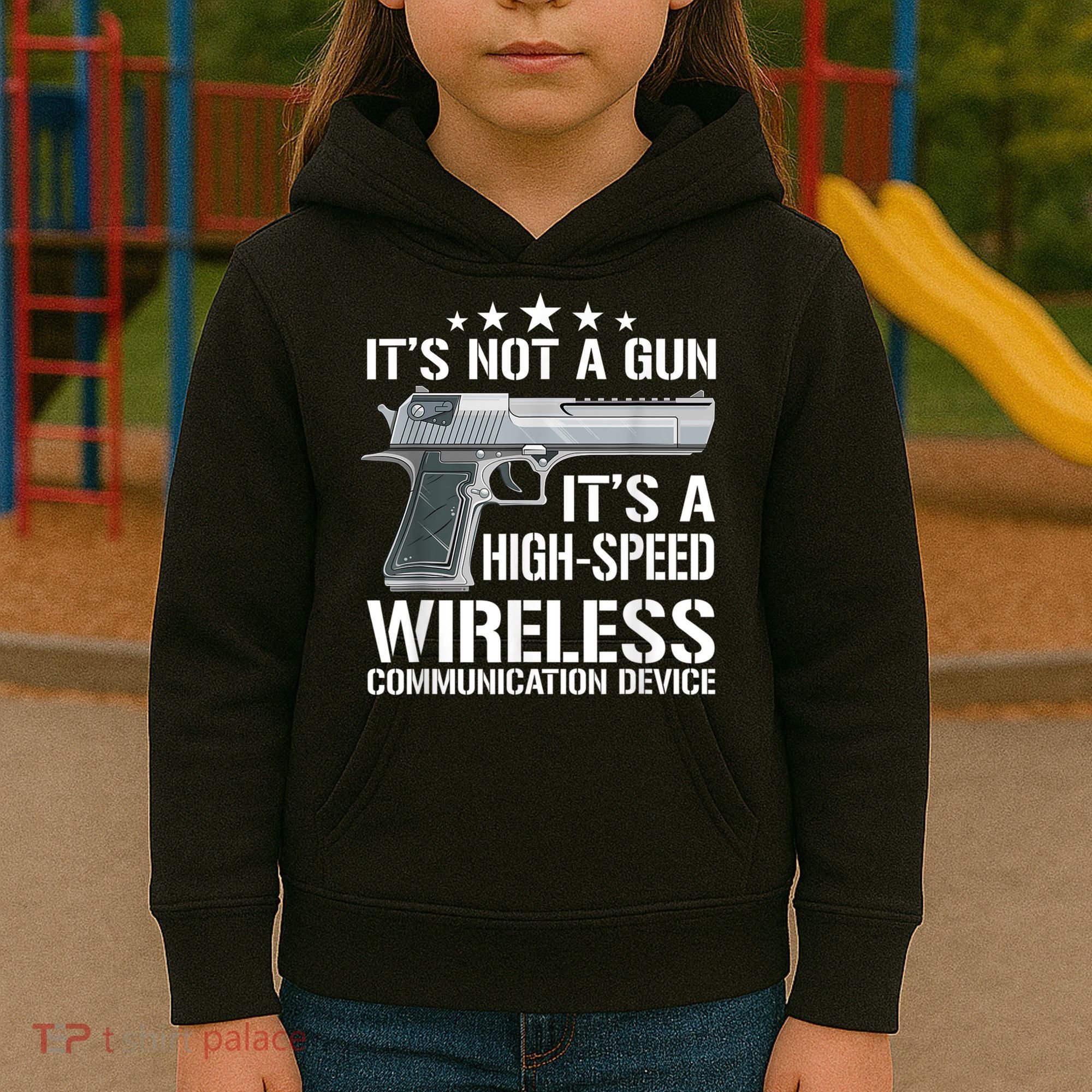Its Not A Gun Meme Funny Its Not A Gun Kids Hoodie