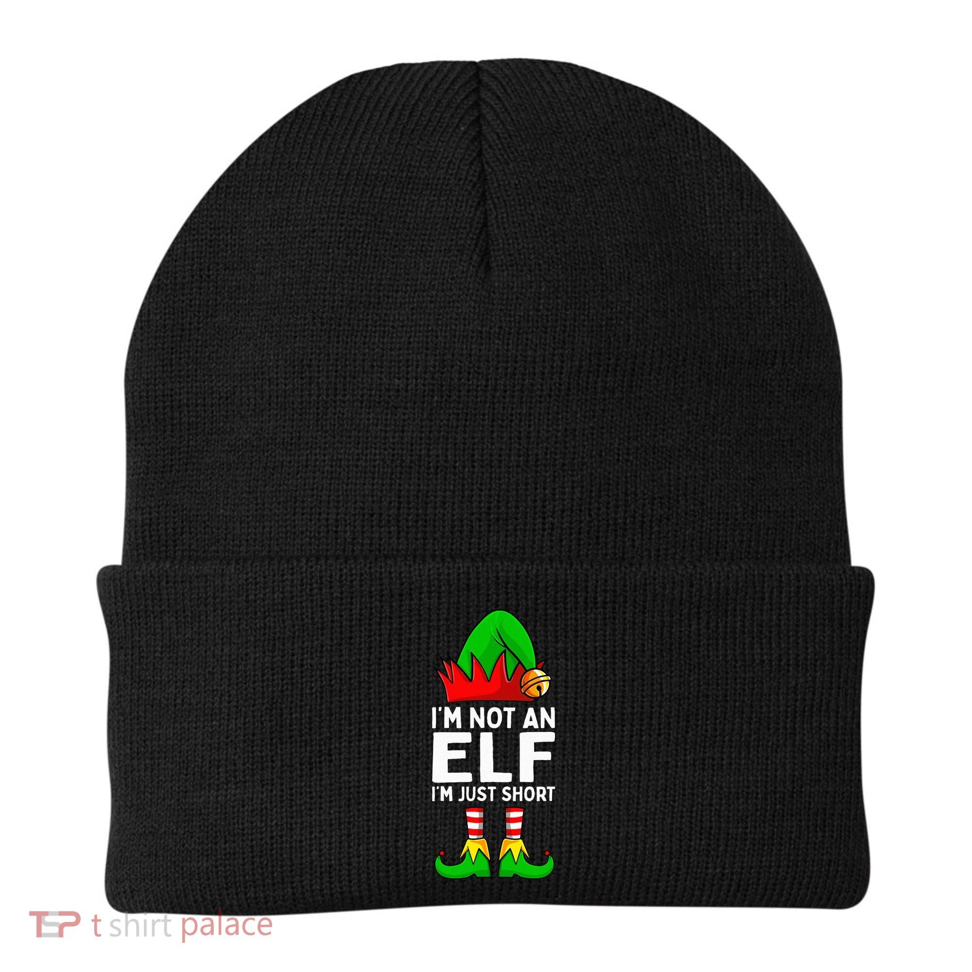 I'm Not An Elf Im Just Short Funny Christmas  Beanie
