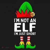 I'm Not An Elf Im Just Short Funny Christmas  Mousepad thumb 1