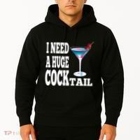 I Need A Huge Cocktail Hoodie thumb 2