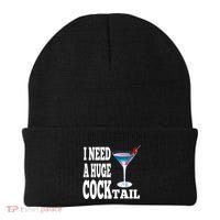 I Need A Huge Cocktail Beanie thumb 0