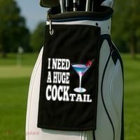 I Need A Huge Cocktail Golf Towel thumb 2
