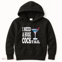 I Need A Huge Cocktail Kids Hoodie thumb 0