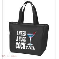I Need A Huge Cocktail Tote Bag thumb 3
