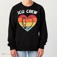 Icu Nurse Appreciation Stethoscope Cna Intensive Care Unit Gift Women's Sweatshirt thumb 0