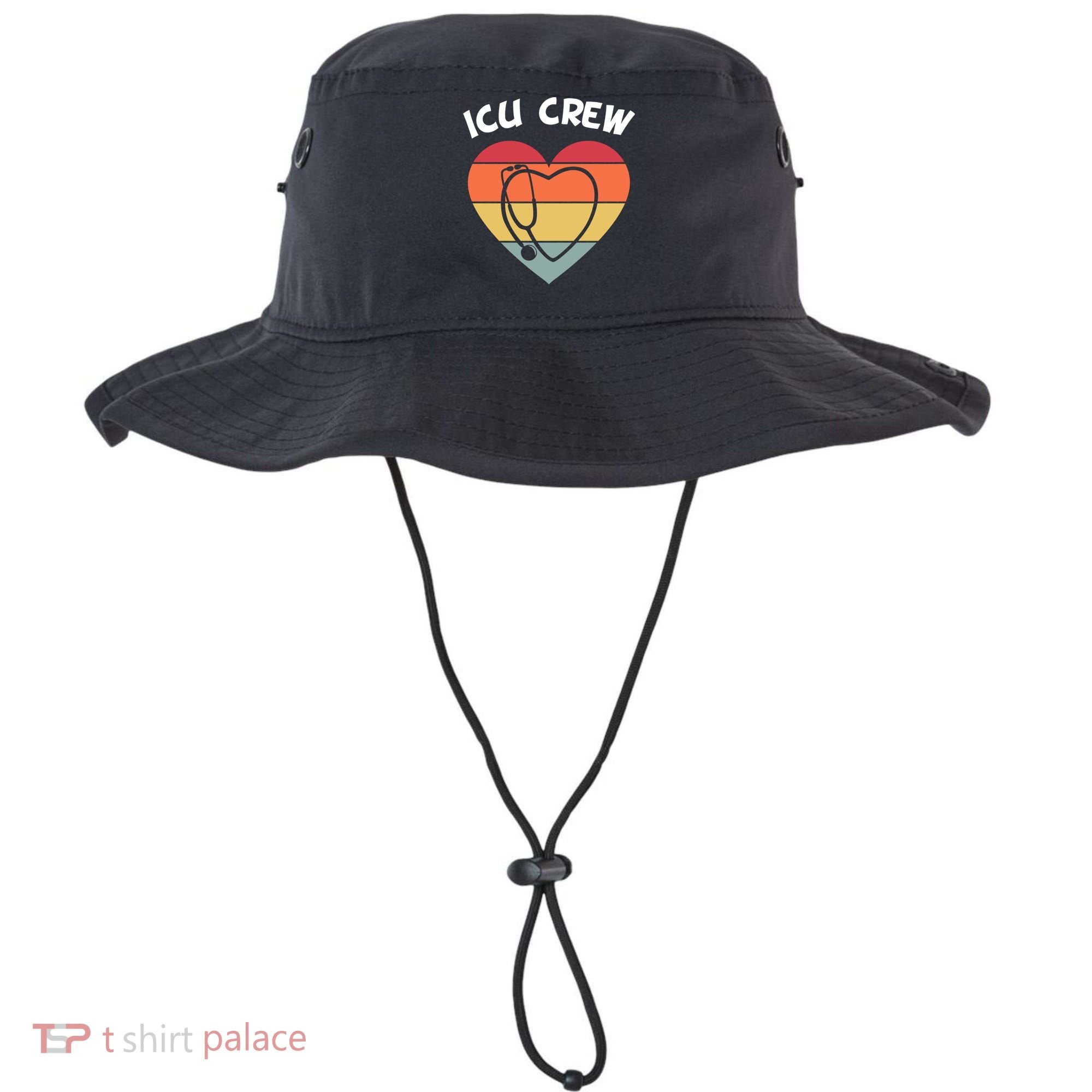 Icu Nurse Appreciation Stethoscope Cna Intensive Care Unit Gift Bucket Hat