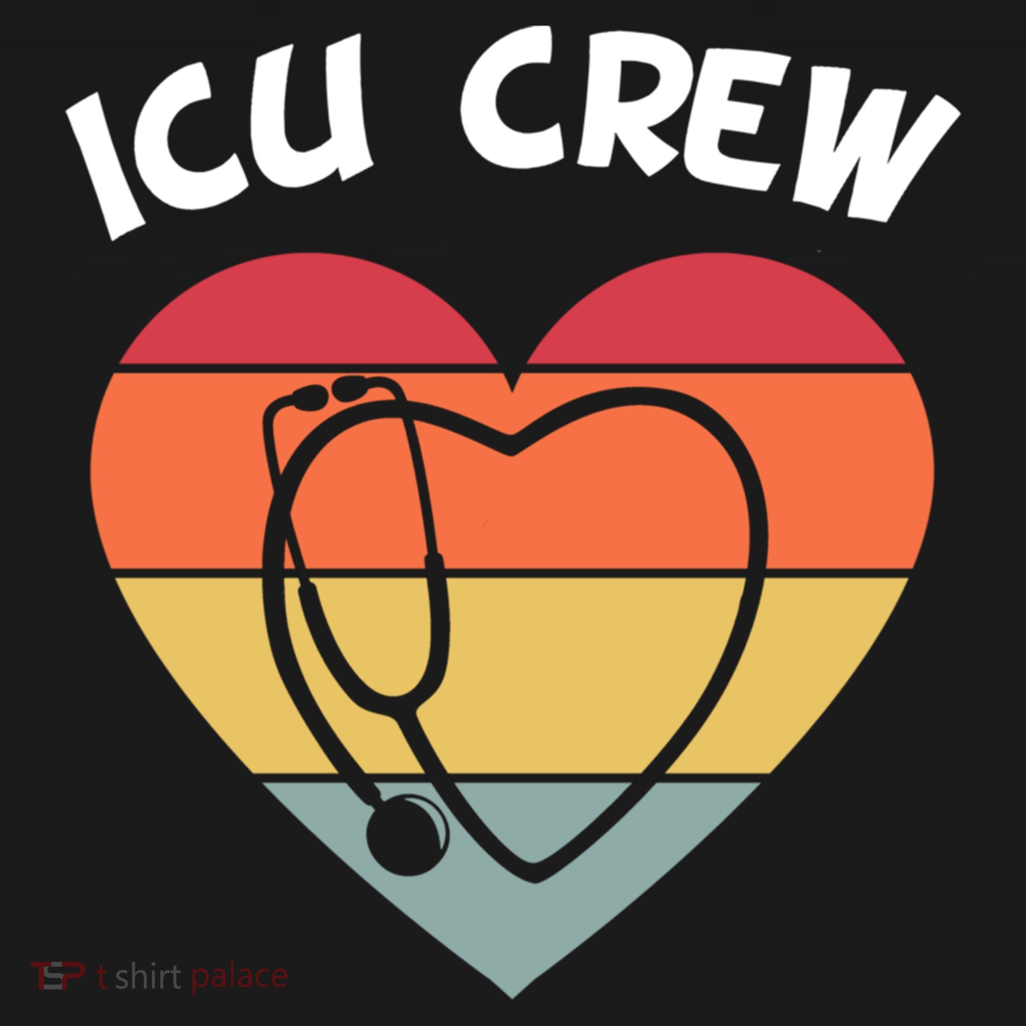 Icu Nurse Appreciation Stethoscope Cna Intensive Care Unit Gift Women's Hoodie