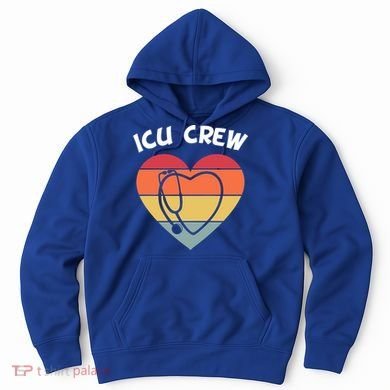 Icu Nurse Appreciation Stethoscope Cna Intensive Care Unit Gift Hoodie