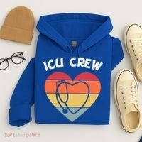 Icu Nurse Appreciation Stethoscope Cna Intensive Care Unit Gift Hoodie thumb 4
