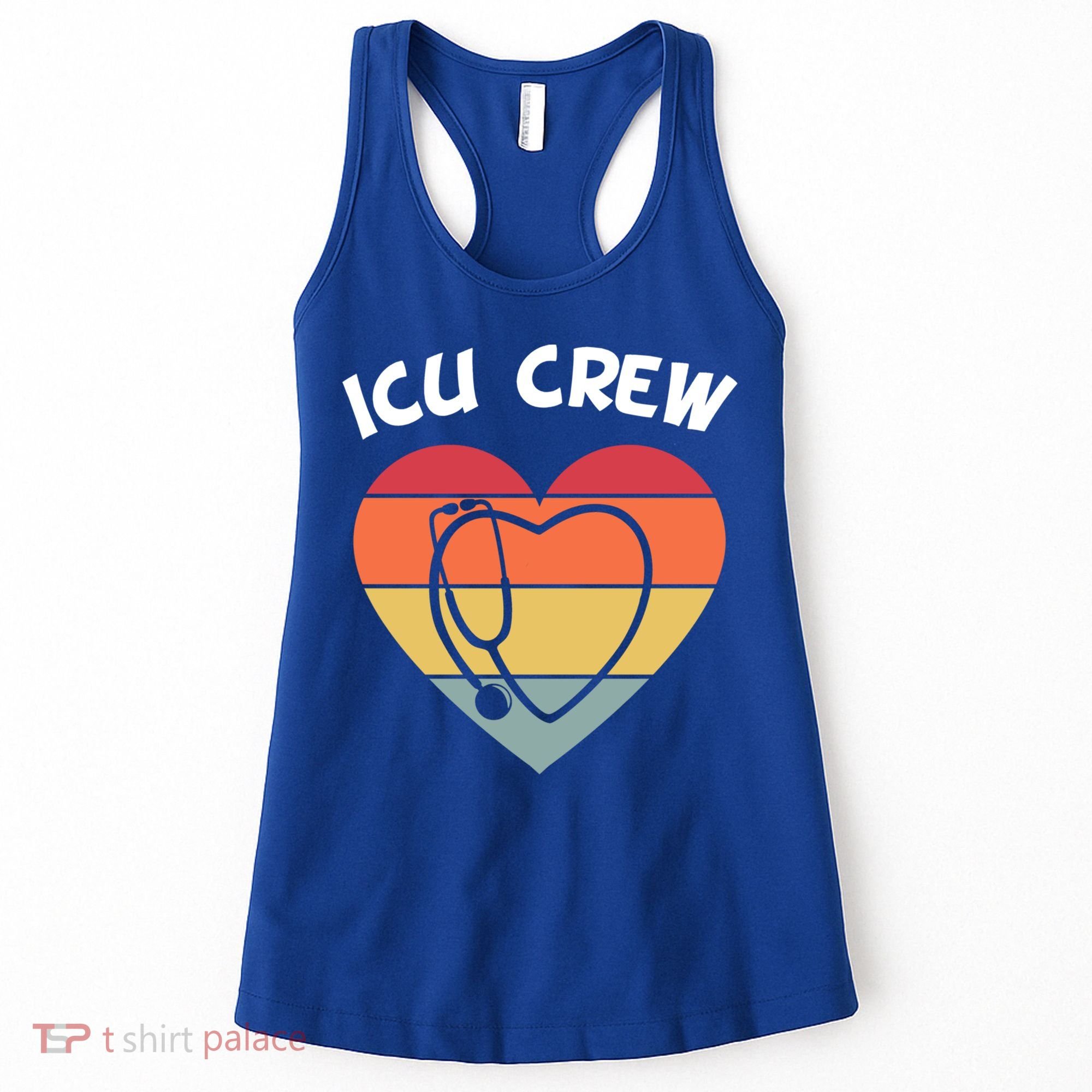 Icu Nurse Appreciation Stethoscope Cna Intensive Care Unit Gift Women's Tank Top