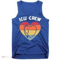 Icu Nurse Appreciation Stethoscope Cna Intensive Care Unit Gift Tank Top thumb 0