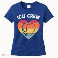 Icu Nurse Appreciation Stethoscope Cna Intensive Care Unit Gift Women's T-Shirt thumb 0