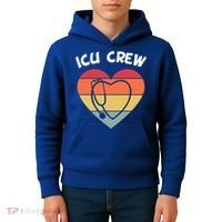 Icu Nurse Appreciation Stethoscope Cna Intensive Care Unit Gift Kids Hoodie thumb 4