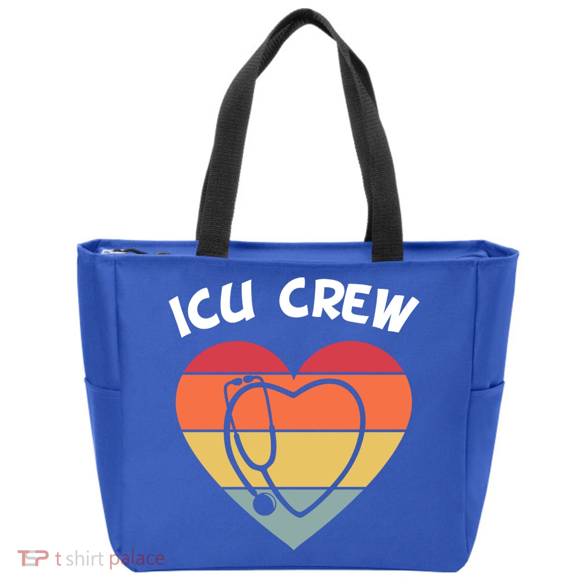 Icu Nurse Appreciation Stethoscope Cna Intensive Care Unit Gift Tote Bag