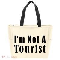 IM Not A Tourist Funny Tote Bag thumb 0