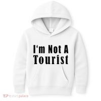 IM Not A Tourist Funny Kids Hoodie thumb 0