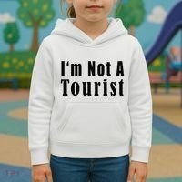 IM Not A Tourist Funny Kids Hoodie thumb 3