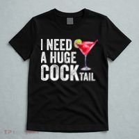 I Need A Huge Cocktail Funny T-Shirt thumb 5