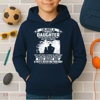 I'm Not A Perfect Daughter But My Crazy Dad Loves Me Kids Hoodie thumb 2