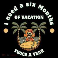 I Need A Six Months Vacation Twice A Year Women's Hoodie thumb 2