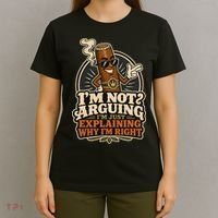 I'm Not Arguing Just Explaining Funny Cigar T-Shirt thumb 4