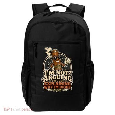 I'm Not Arguing Just Explaining Funny Cigar Backpack