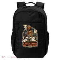 I'm Not Arguing Just Explaining Funny Cigar Backpack thumb 0