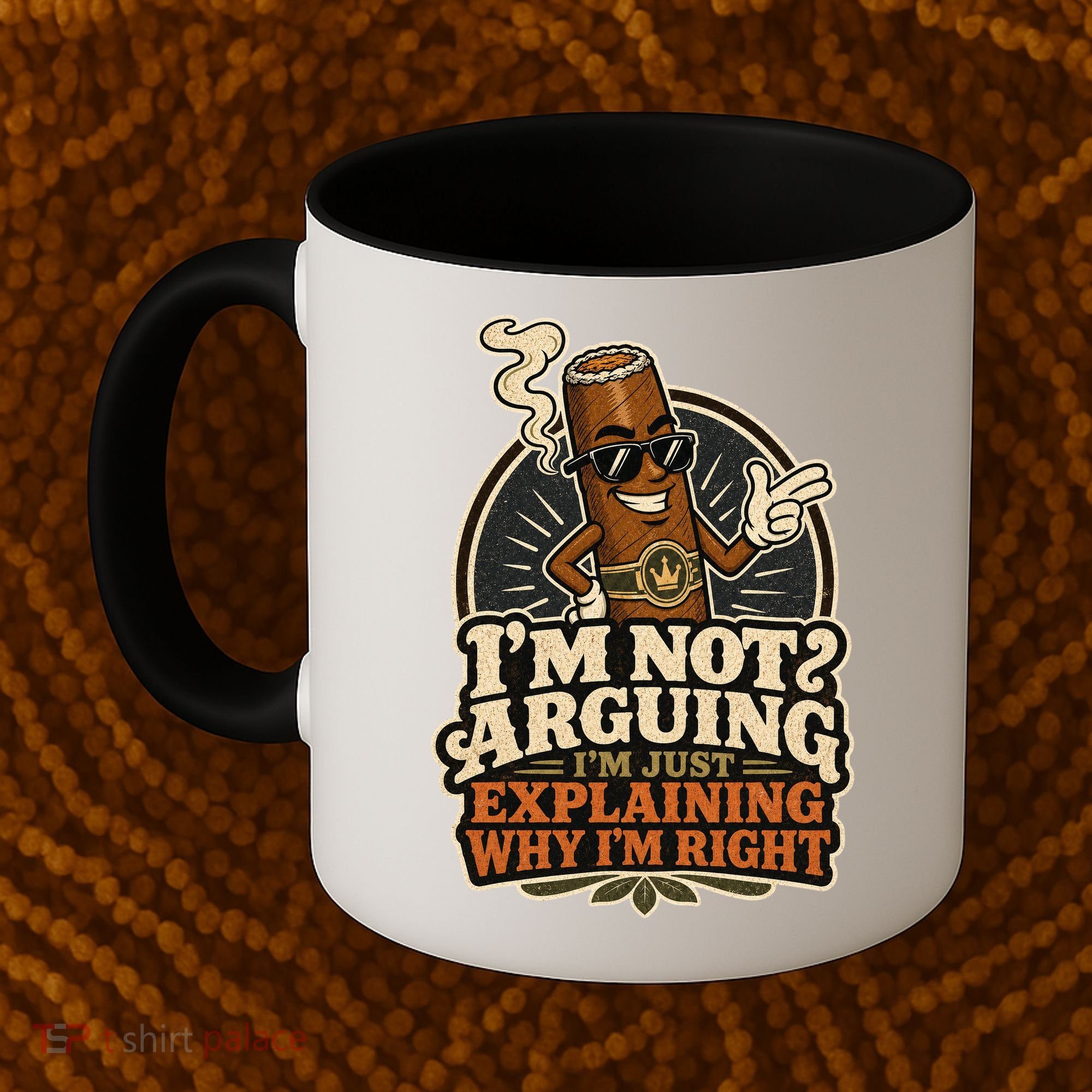 I'm Not Arguing Just Explaining Funny Cigar Coffee Mug