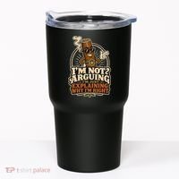 I'm Not Arguing Just Explaining Funny Cigar Tumbler thumb 0