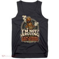 I'm Not Arguing Just Explaining Funny Cigar Tank Top thumb 0